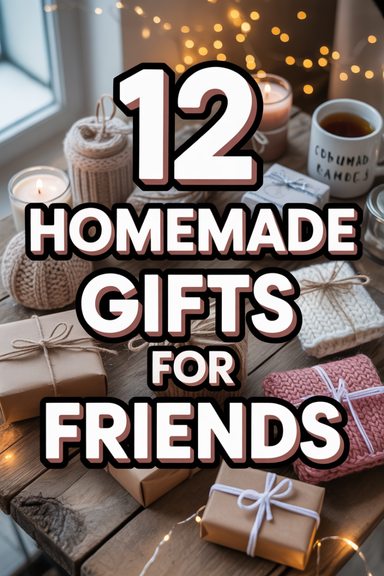 ✨ 12 Homemade Gifts For Friends