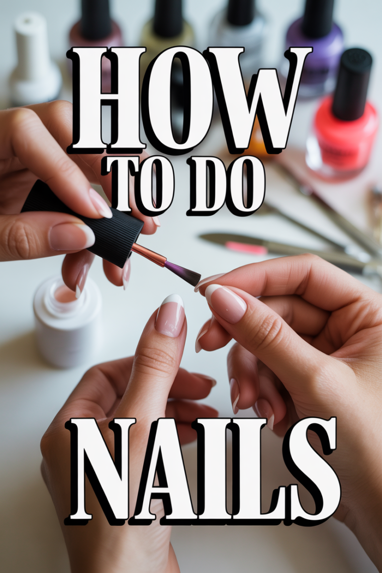 💅 How To Do Nails