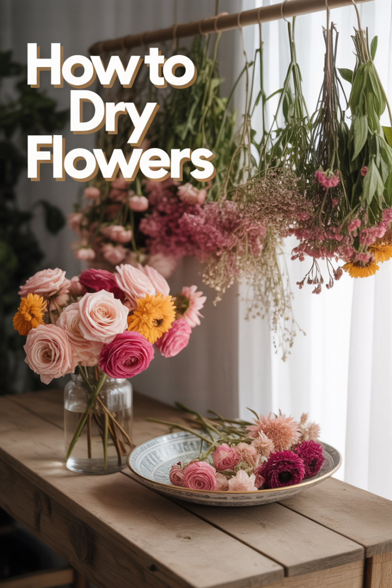 🌸 How To Dry Flowers