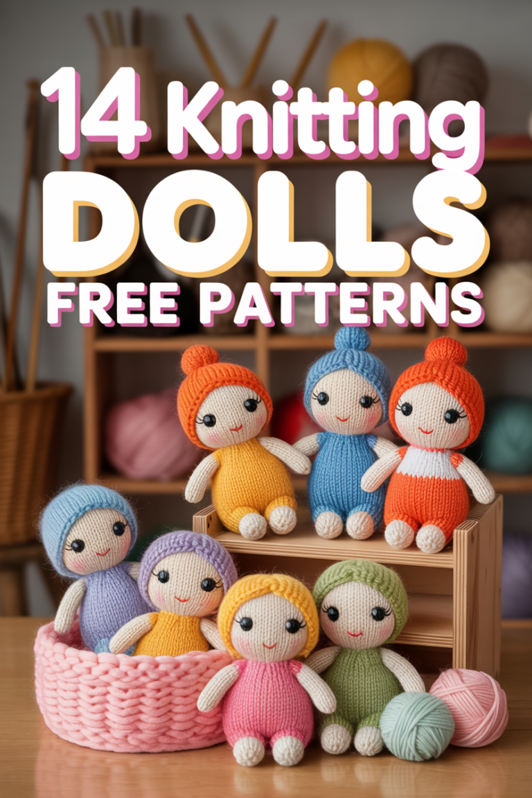 👶 14 Knitting Dolls Free Patterns