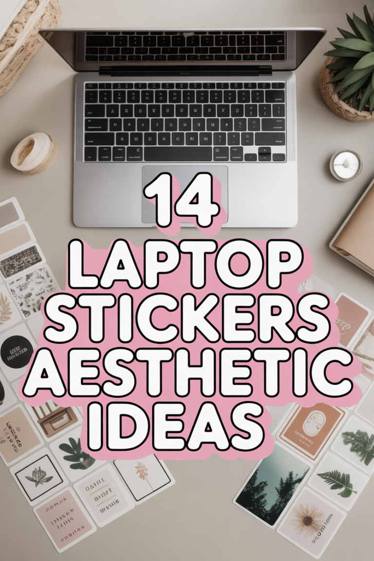✨ 14 Laptop Stickers Aesthetic Ideas