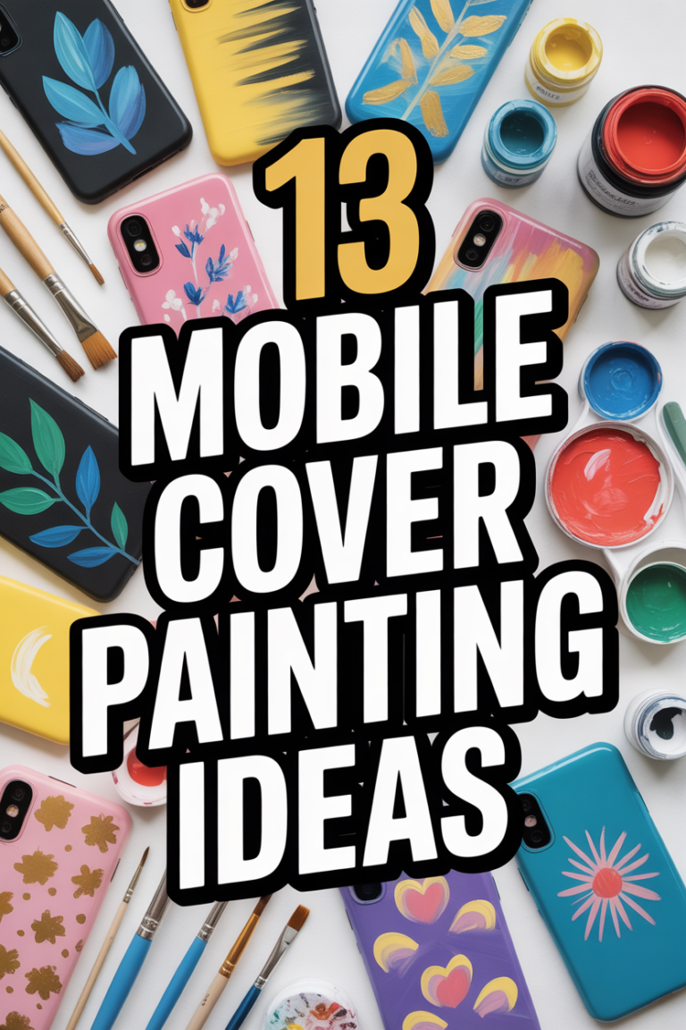 📱 13 Mobile Cover Painting Ideas