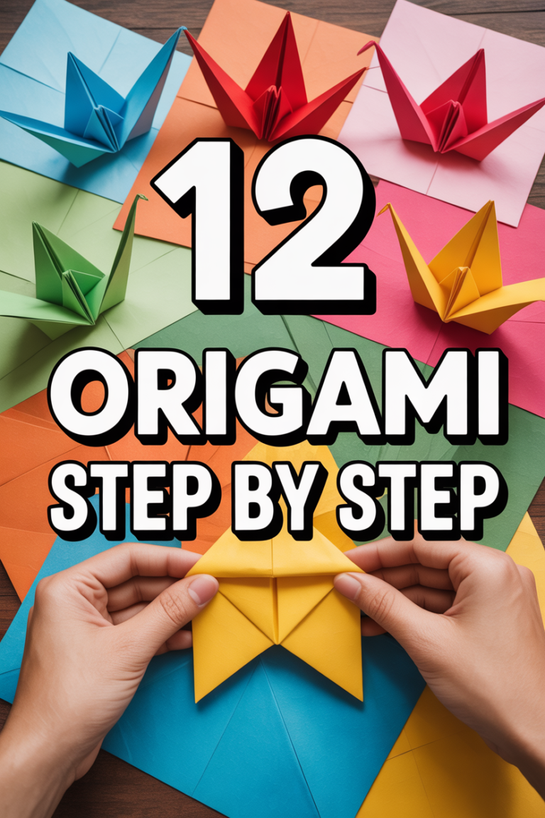 📜 12 Origami Step By Step
