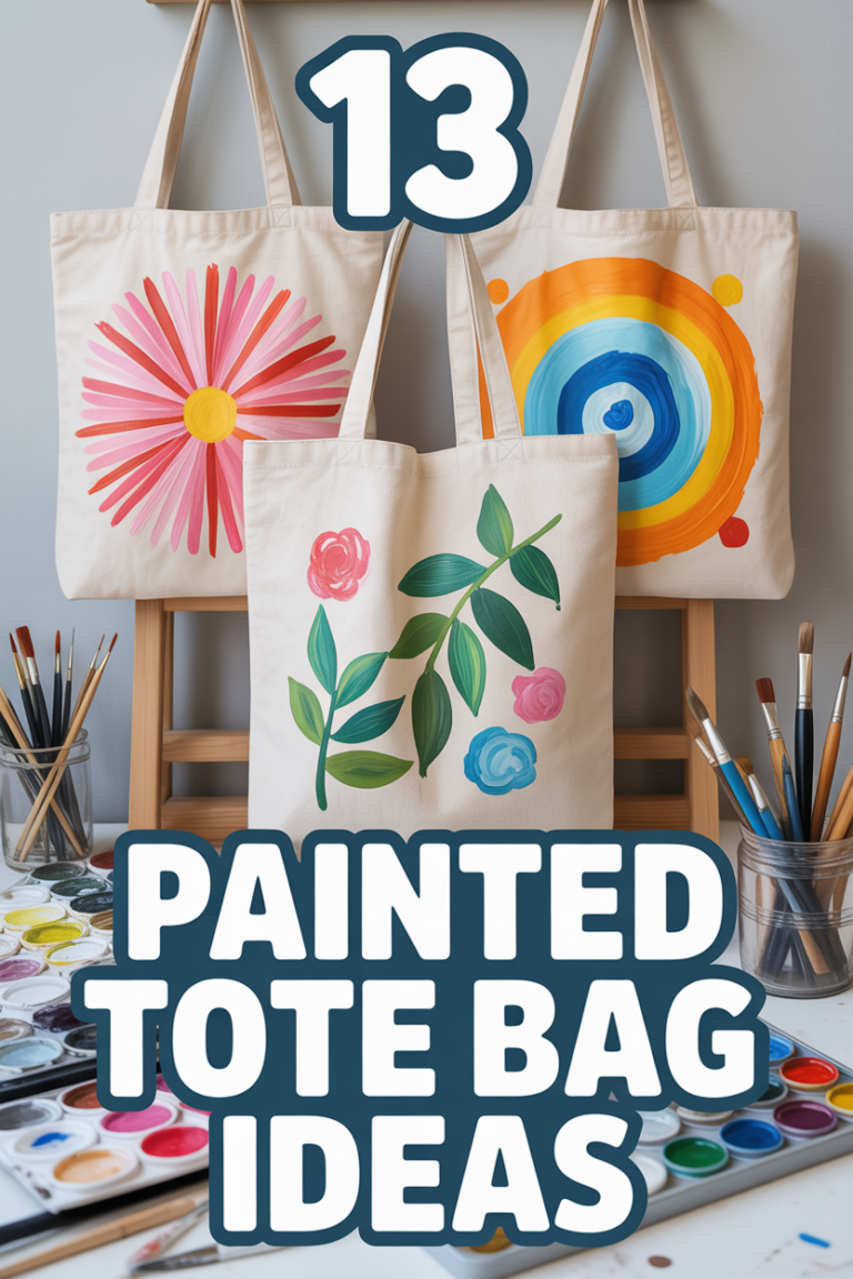 🎨 13 Painted Tote Bag Ideas