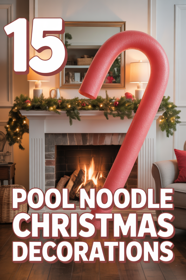 🎄 15 Pool Noodle Christmas Decorations