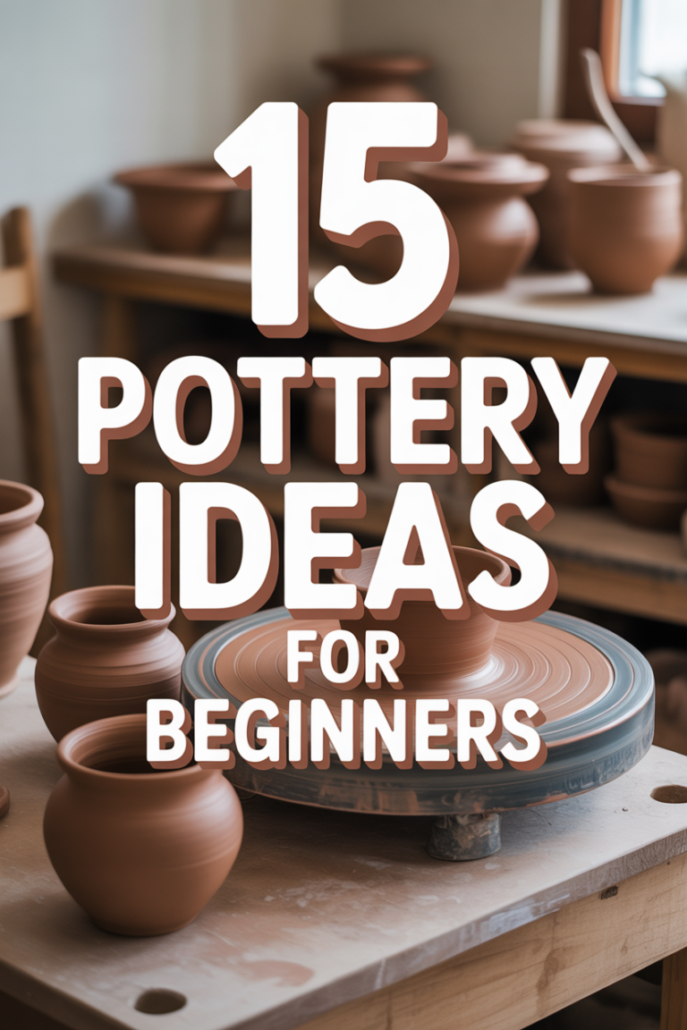 🏺 15 Pottery Ideas For Beginners