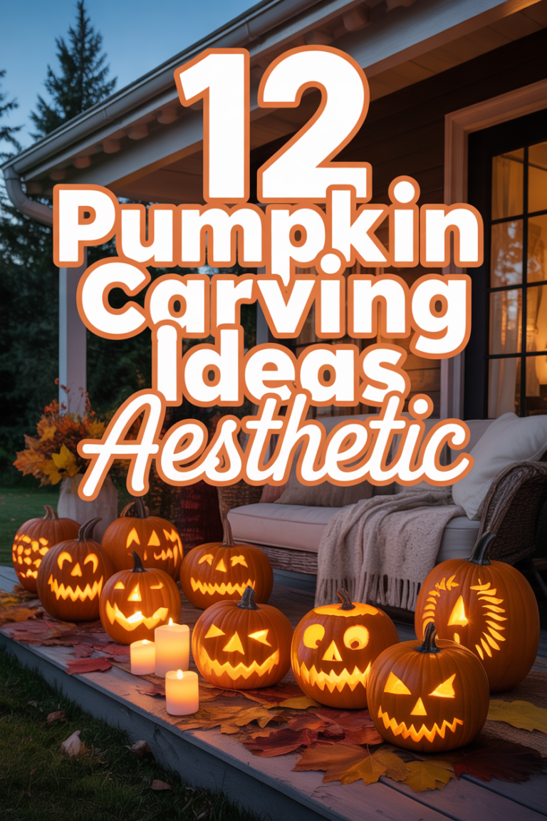 🎃 12 Pumpkin Carving Ideas Aesthetic