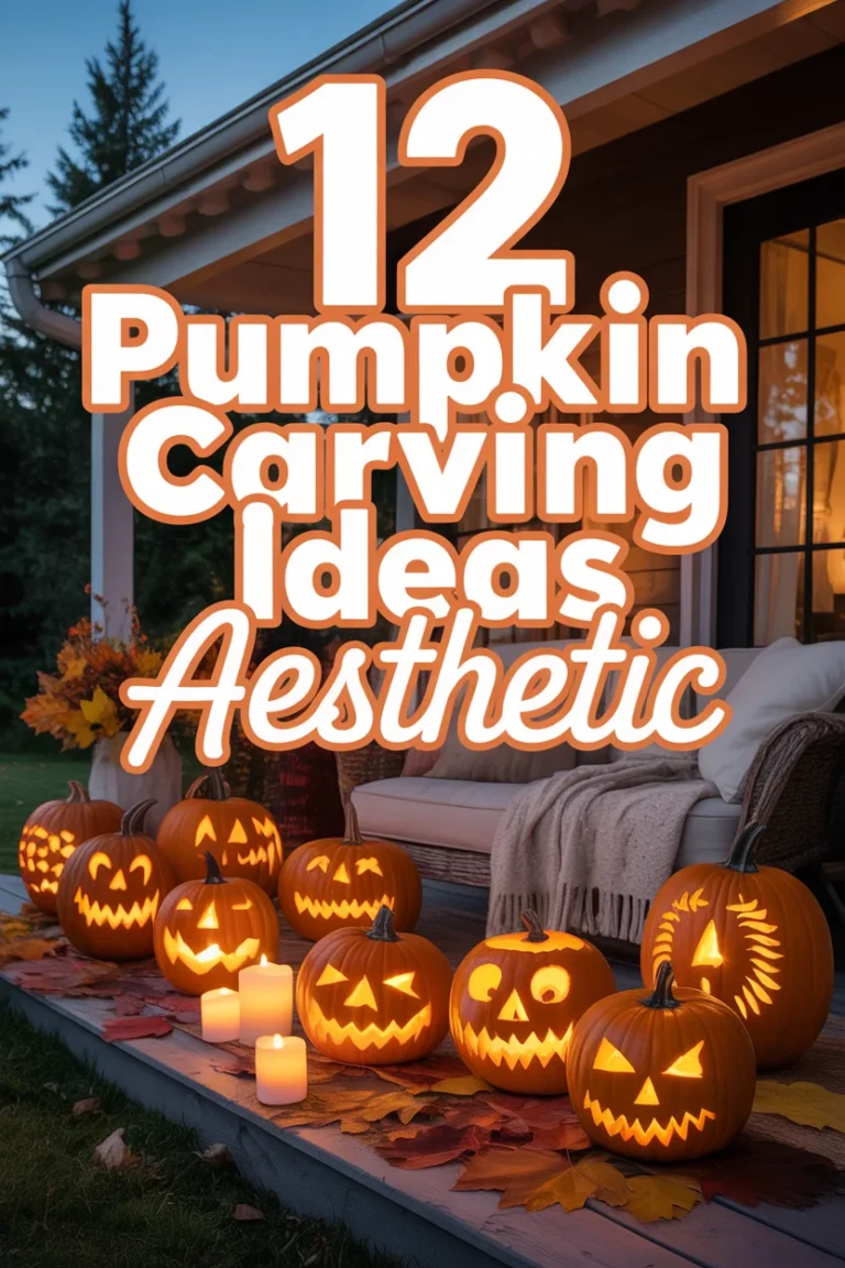 🎃 12 Pumpkin Carving Ideas Aesthetic