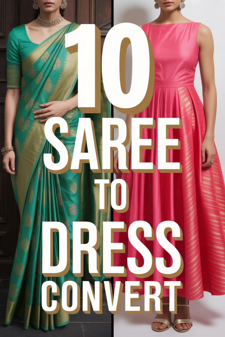 👗 10 Saree To Dress Convert