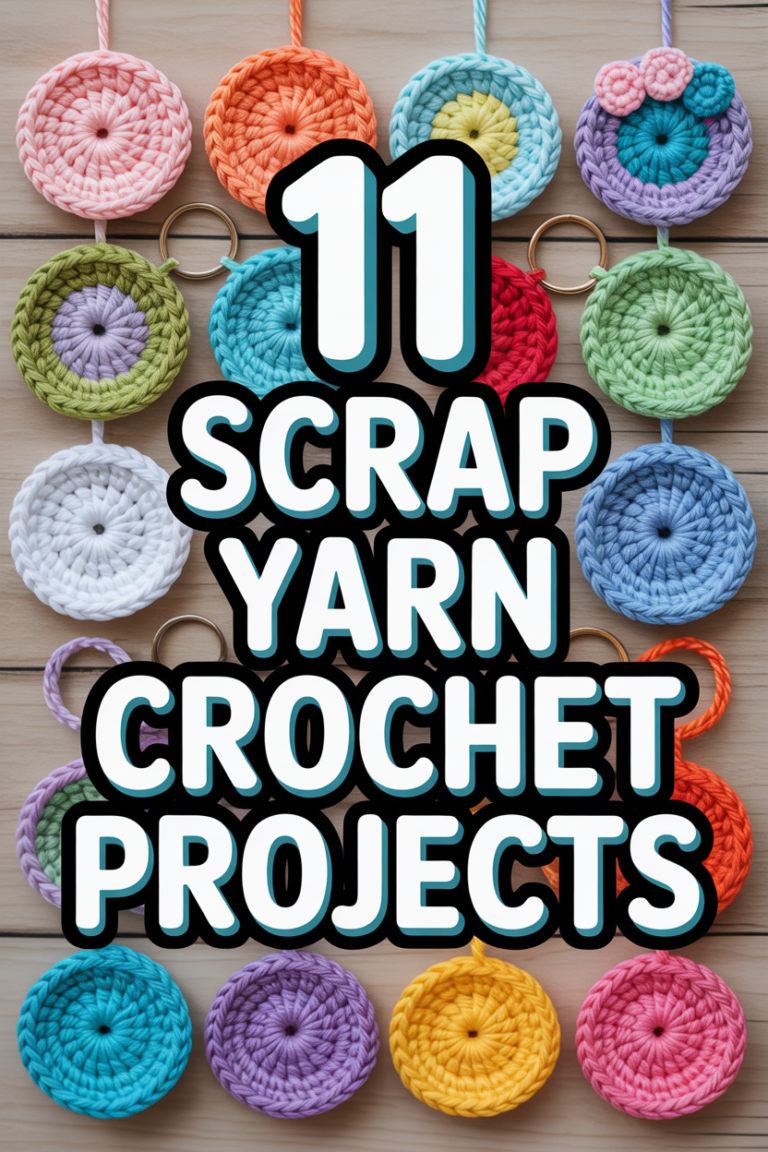 🧶 11 Scrap Yarn Crochet Projects