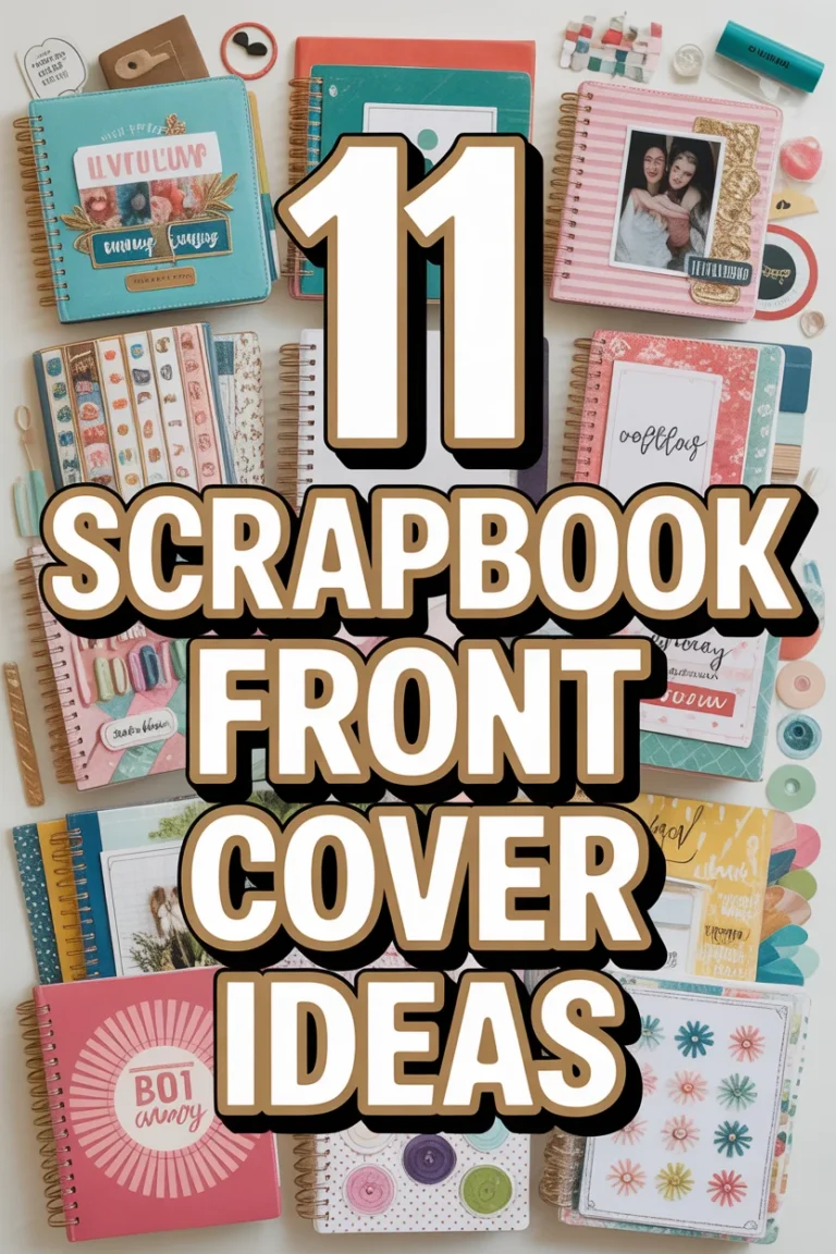🎨 11 Scrapbook Front Cover Ideas