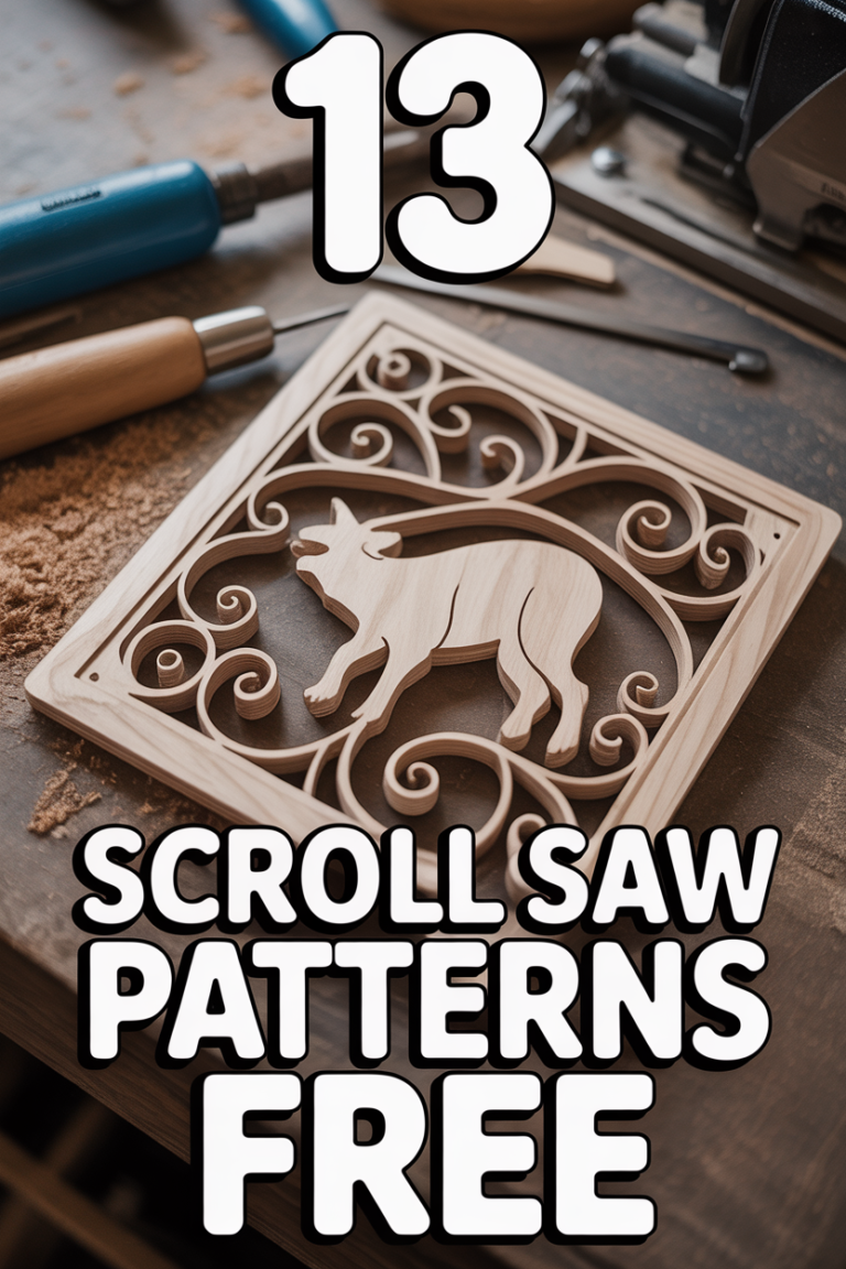 🤩 13 Scroll Saw Patterns Free