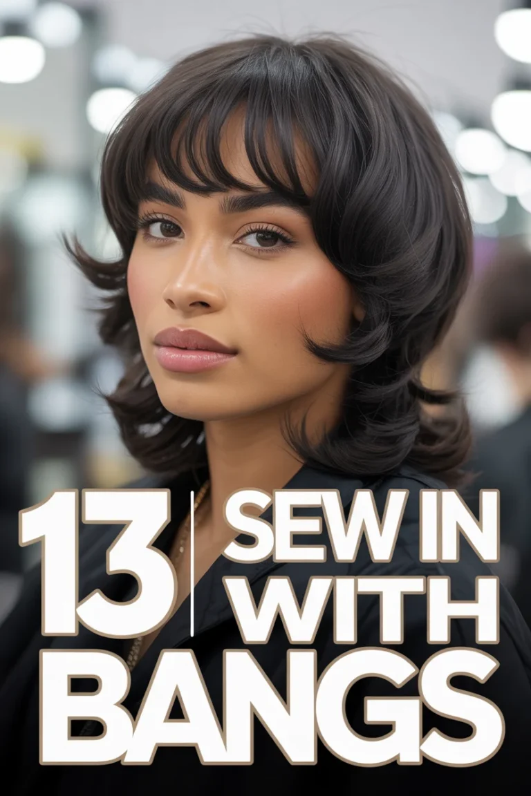 💇‍♀️ 13 Sew In With Bangs