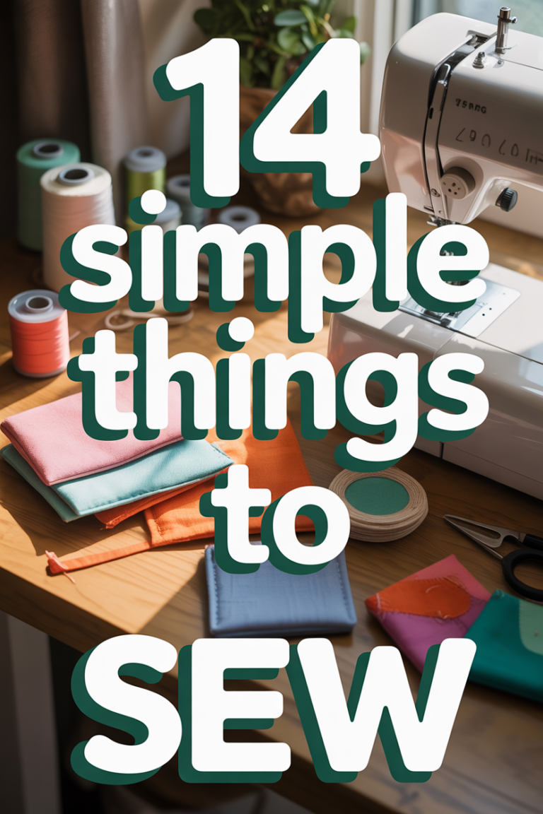 🪡 14 Simple Things To Sew