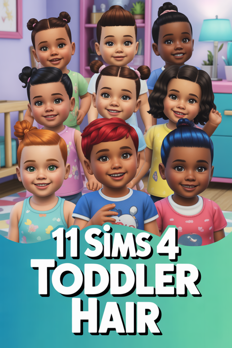 👶 11 Sims 4 Toddler Hair