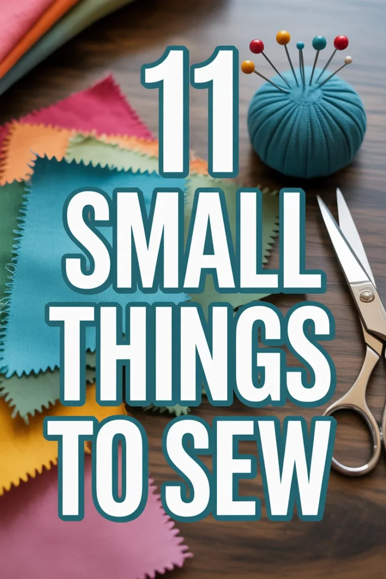 🧵 11 Small Things To Sew