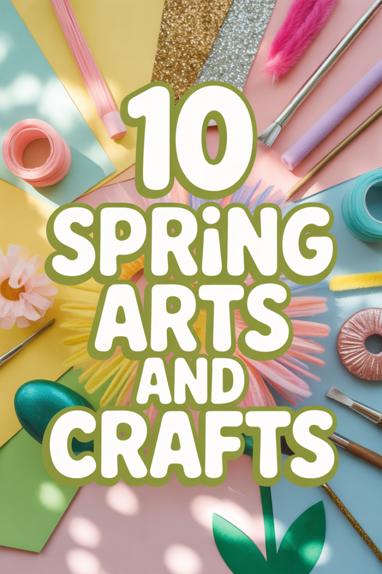 🌸 10 Spring Arts And Crafts