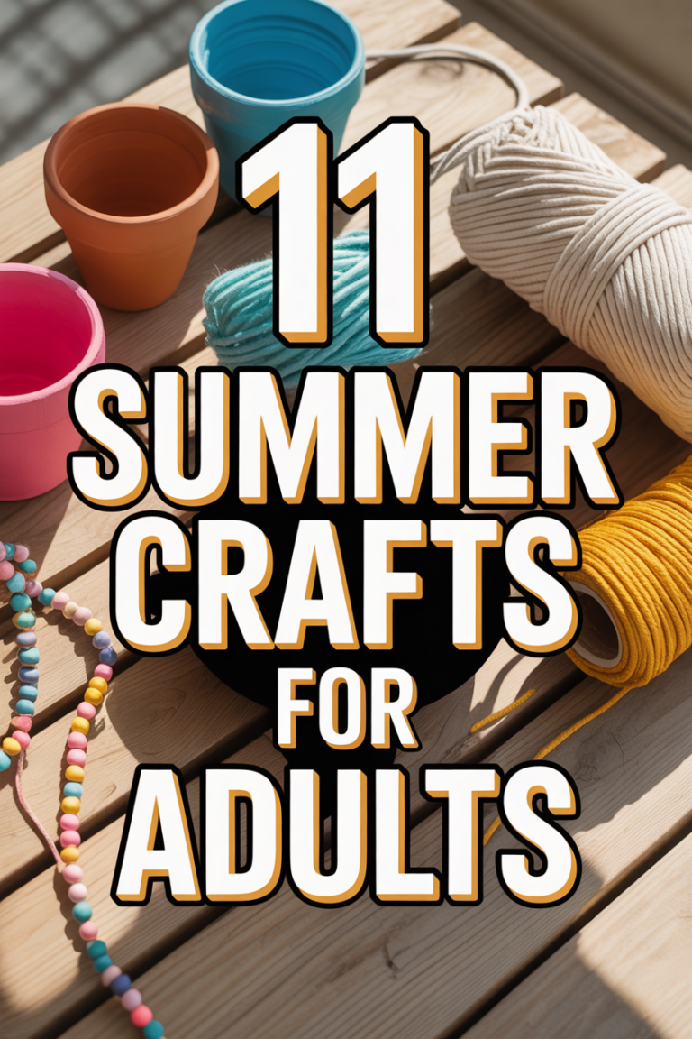 ☀️ 11 Summer Crafts For Adults