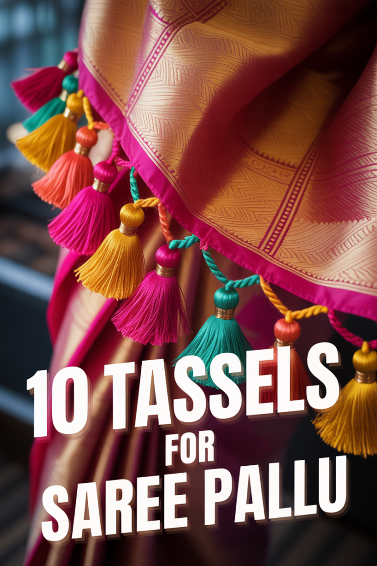 ✨ 10 Tassels For Saree Pallu