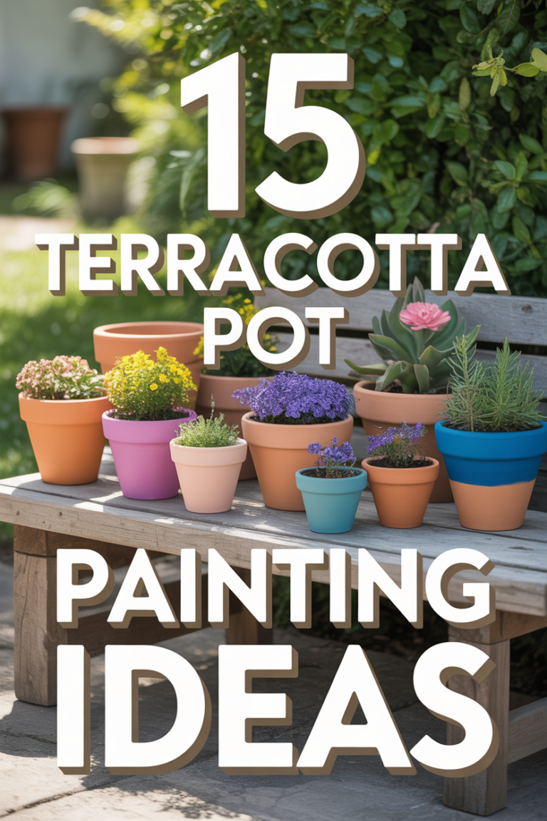 🎨 15 Terracotta Pot Painting Ideas