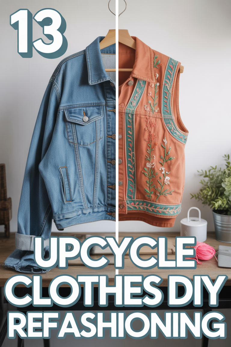 ✂️ 13 Upcycle Clothes DIY Refashioning