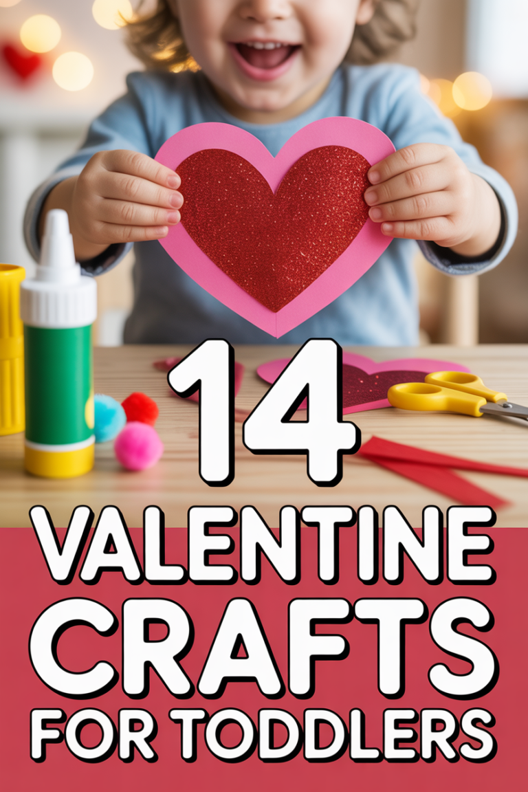 💖 14 Valentine Crafts For Toddlers