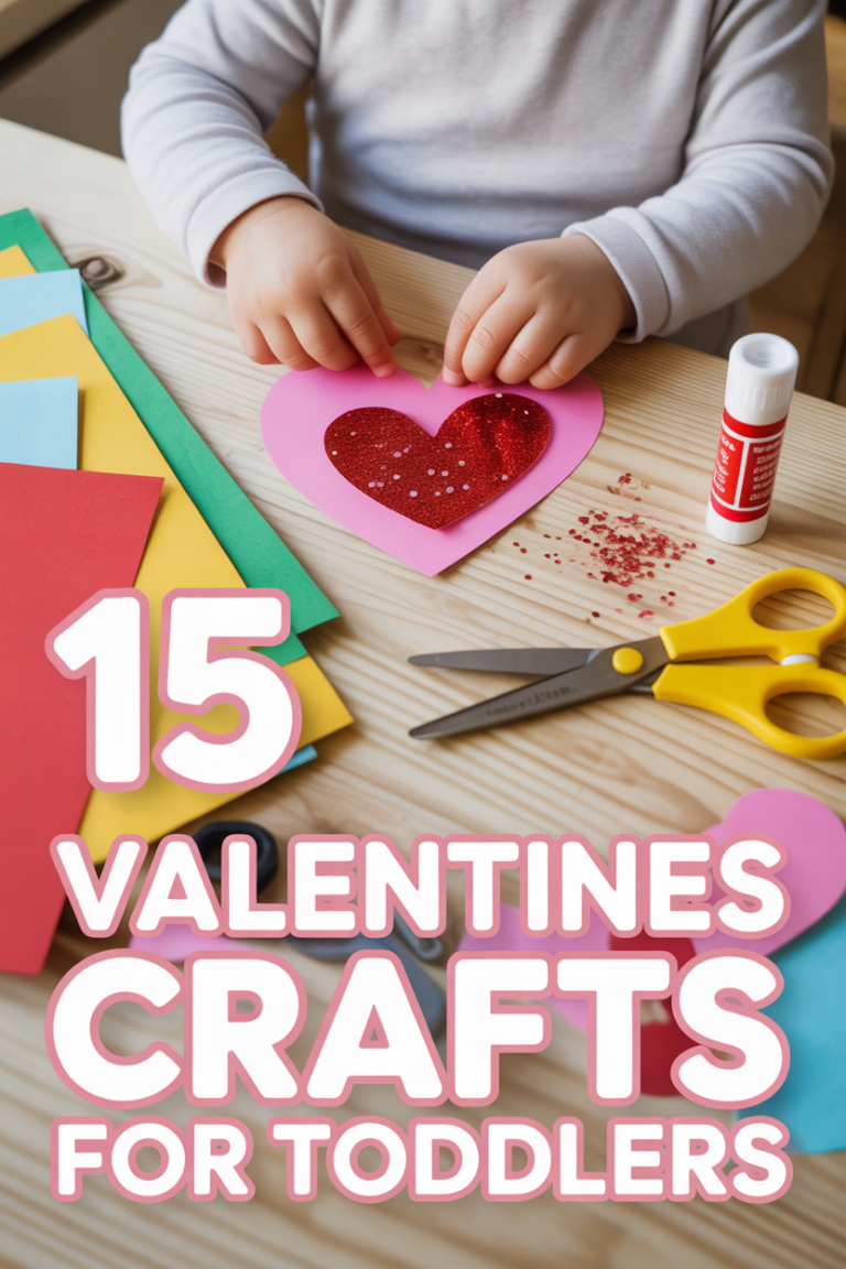 💖 15 Valentines Crafts For Toddlers