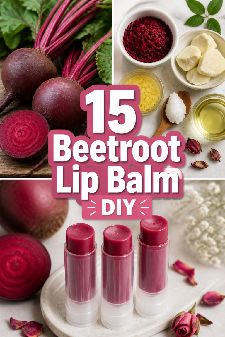 💋 15 Beetroot Lip Balm DIY