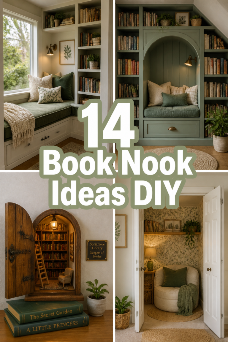 📚 14 Book Nook Ideas DIY