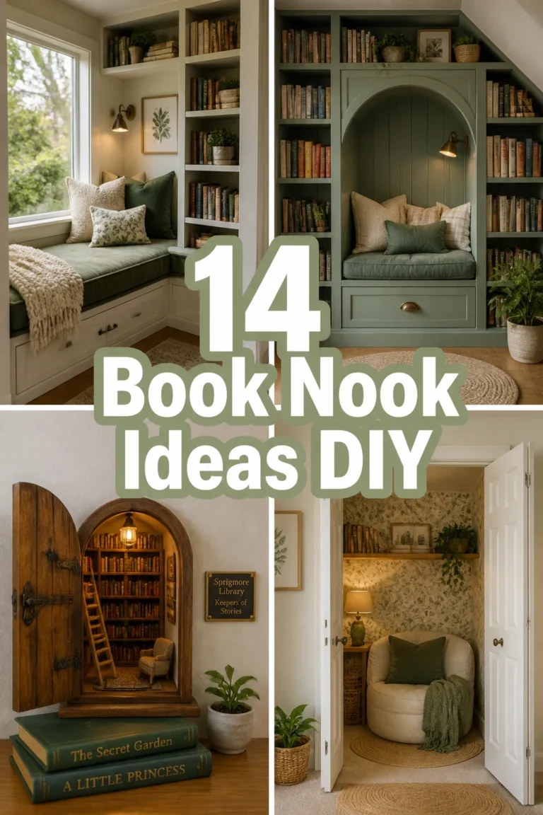 📚 14 Book Nook Ideas DIY