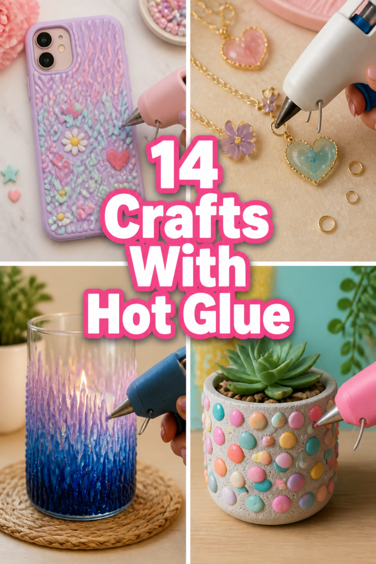 🔫 14 Crafts With Hot Glue