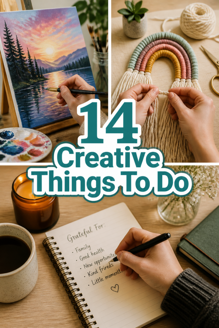 🎨 14 Creative Things To Do