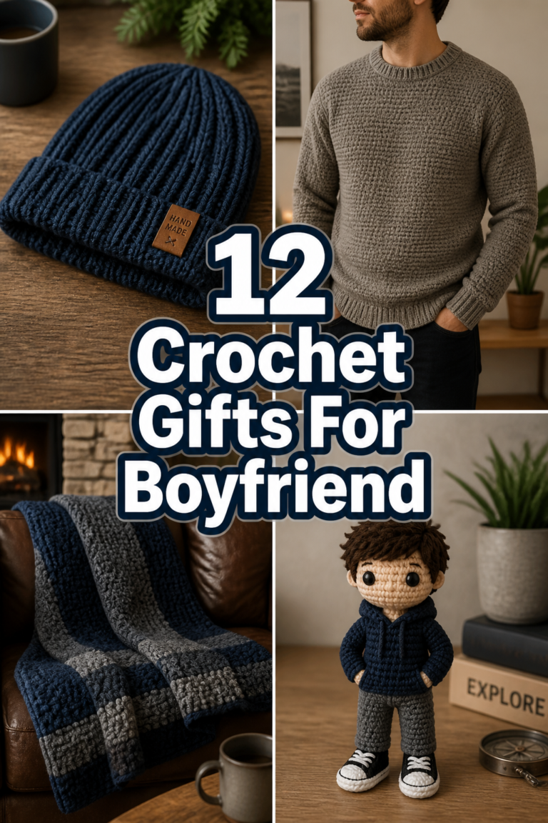 🧶 12 Crochet Gifts For Boyfriend