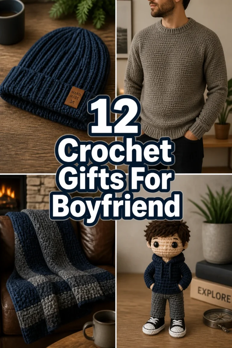 🧶 12 Crochet Gifts For Boyfriend