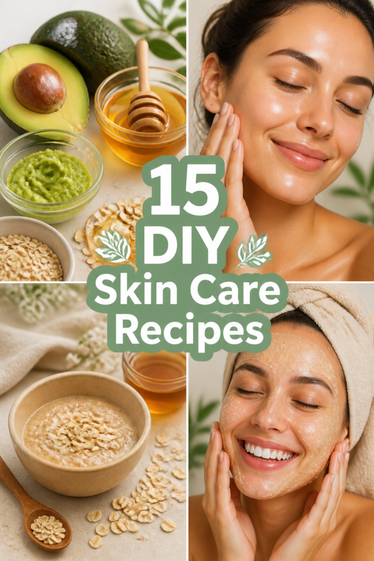 ✨ 15 DIY Skin Care Recipes