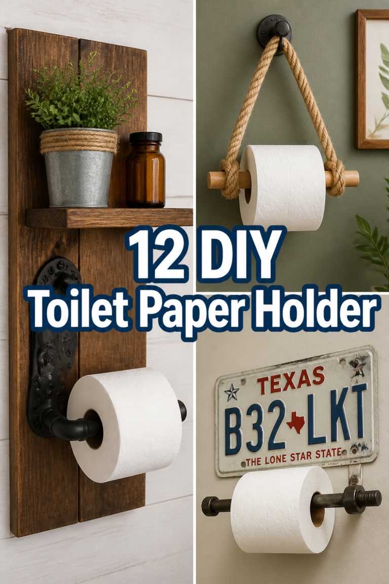 🧻 12 DIY Toilet Paper Holder
