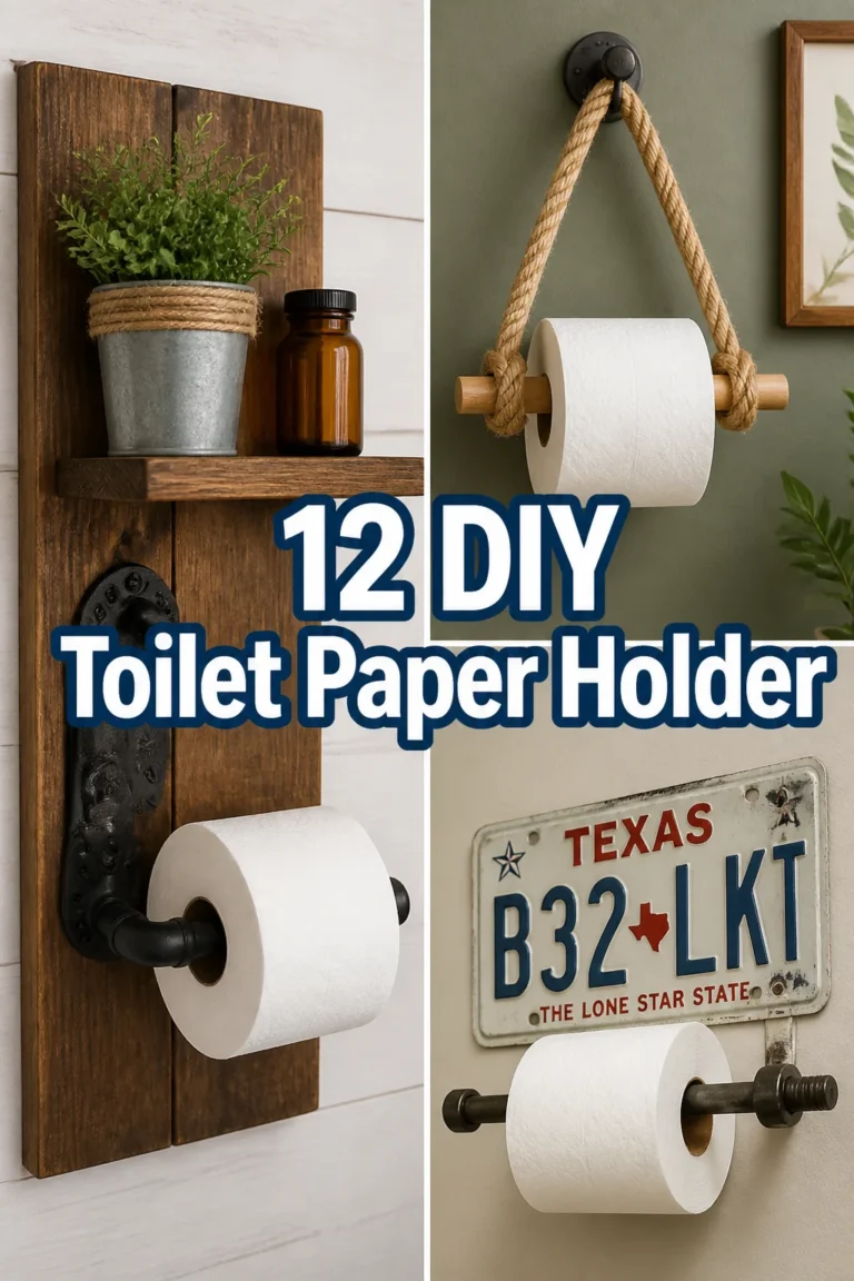 🧻 12 DIY Toilet Paper Holder