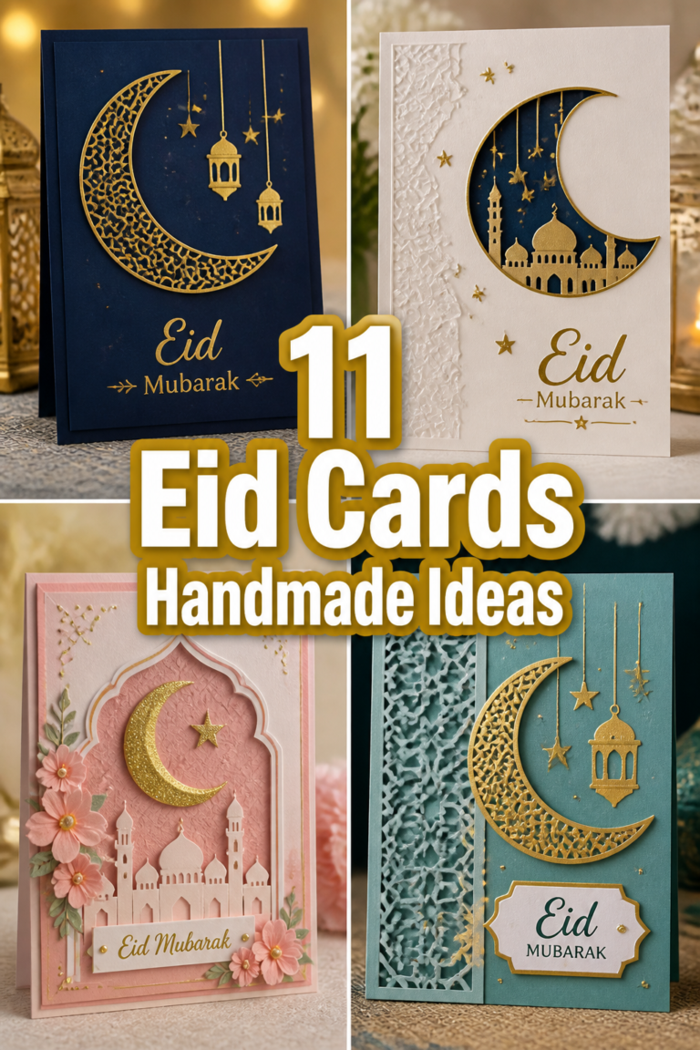 🌙 11 Eid Cards Handmade Ideas