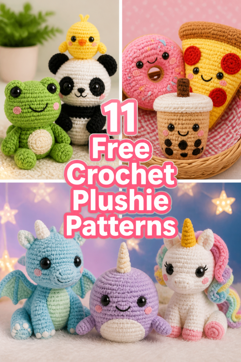 🧶 11 Free Crochet Plushie Patterns