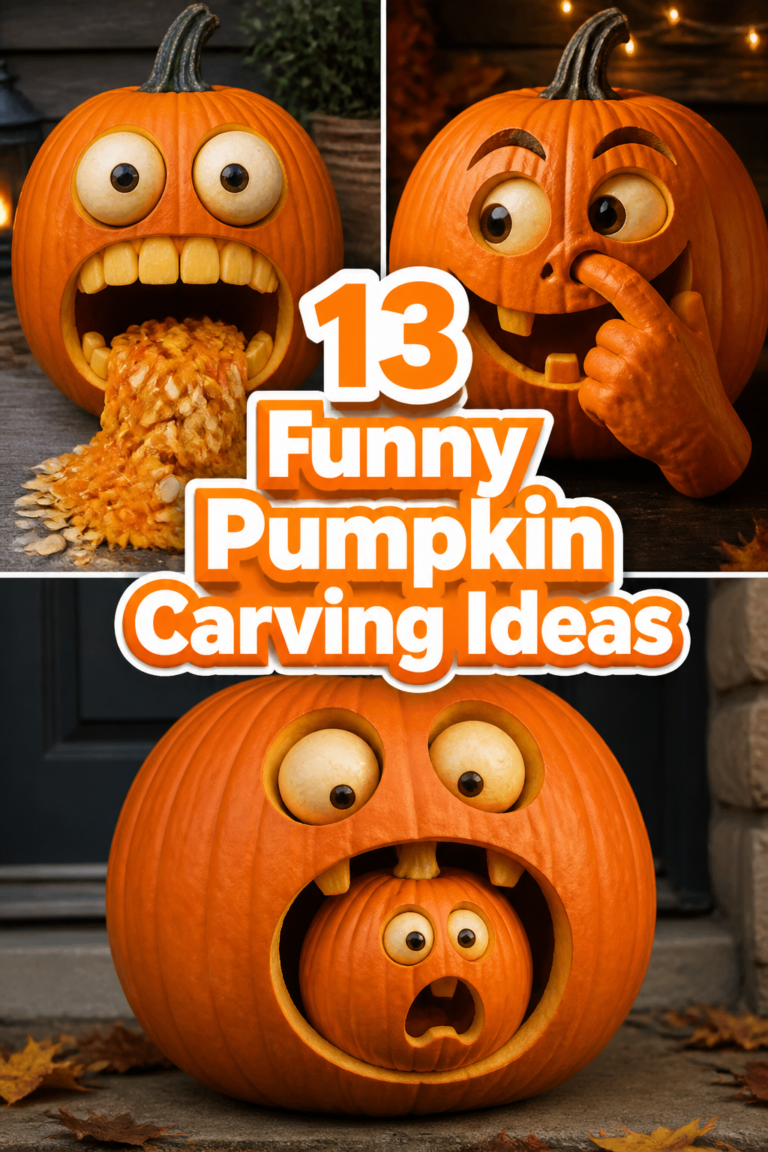🎃 13 Funny Pumpkin Carving Ideas