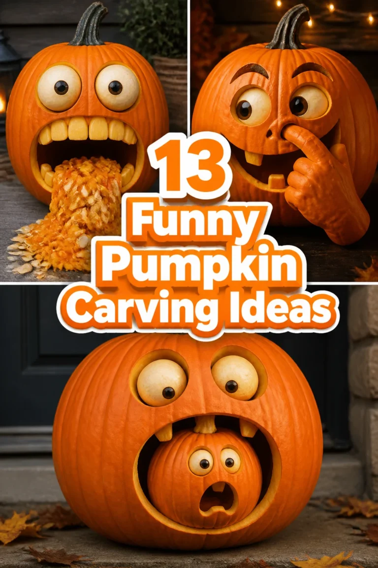 🎃 13 Funny Pumpkin Carving Ideas