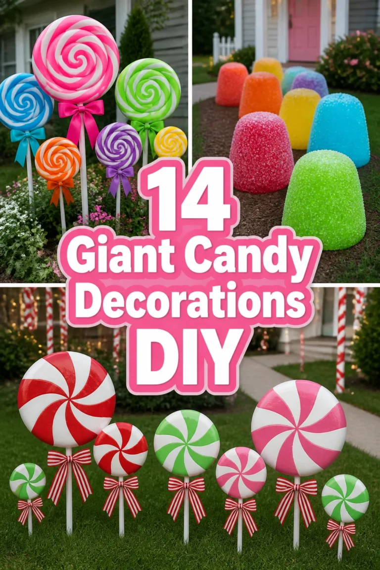🍭 14 Giant Candy Decorations DIY