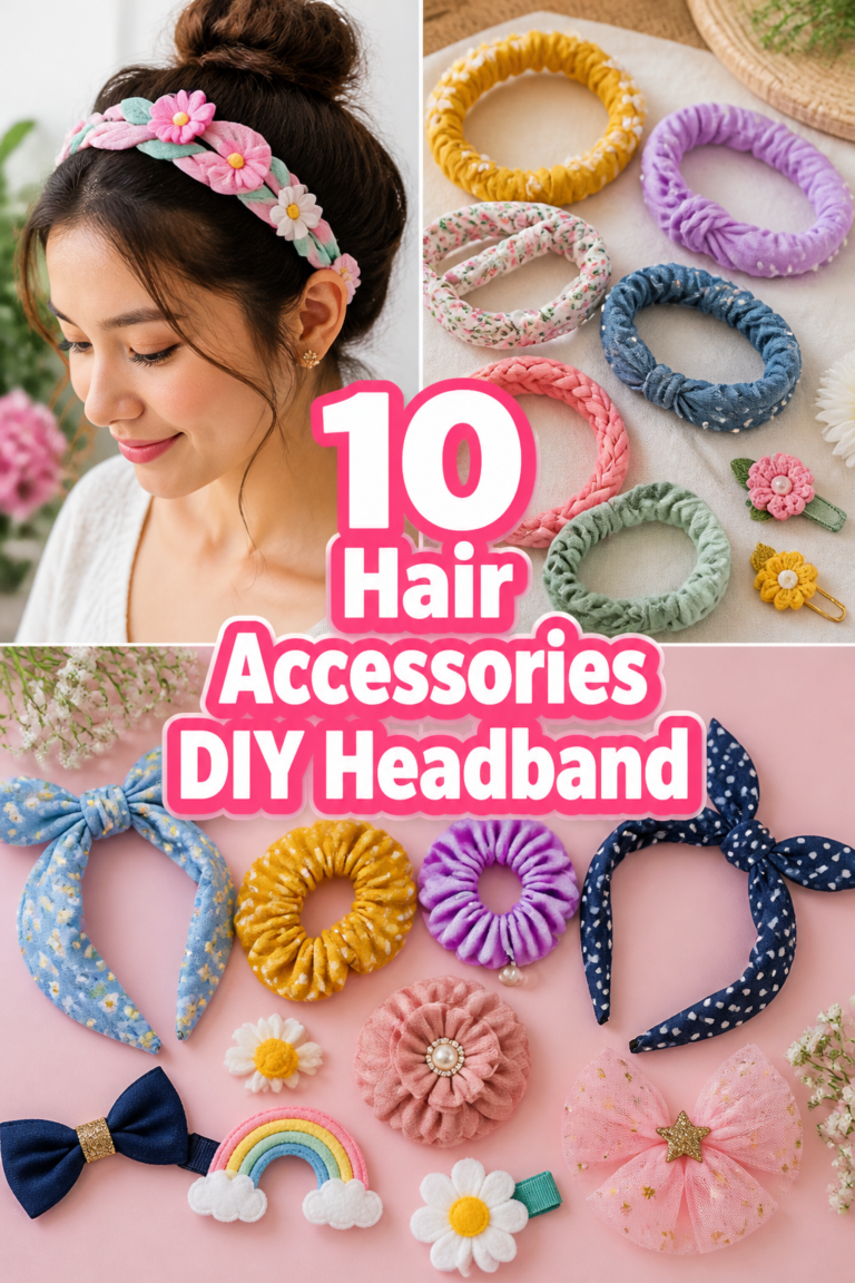 🎀 10 Hair Accessories DIY Headband
