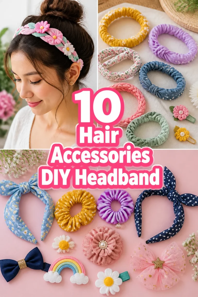 🎀 10 Hair Accessories DIY Headband