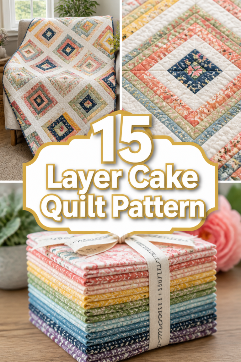 🍰 15 Layer Cake Quilt Pattern
