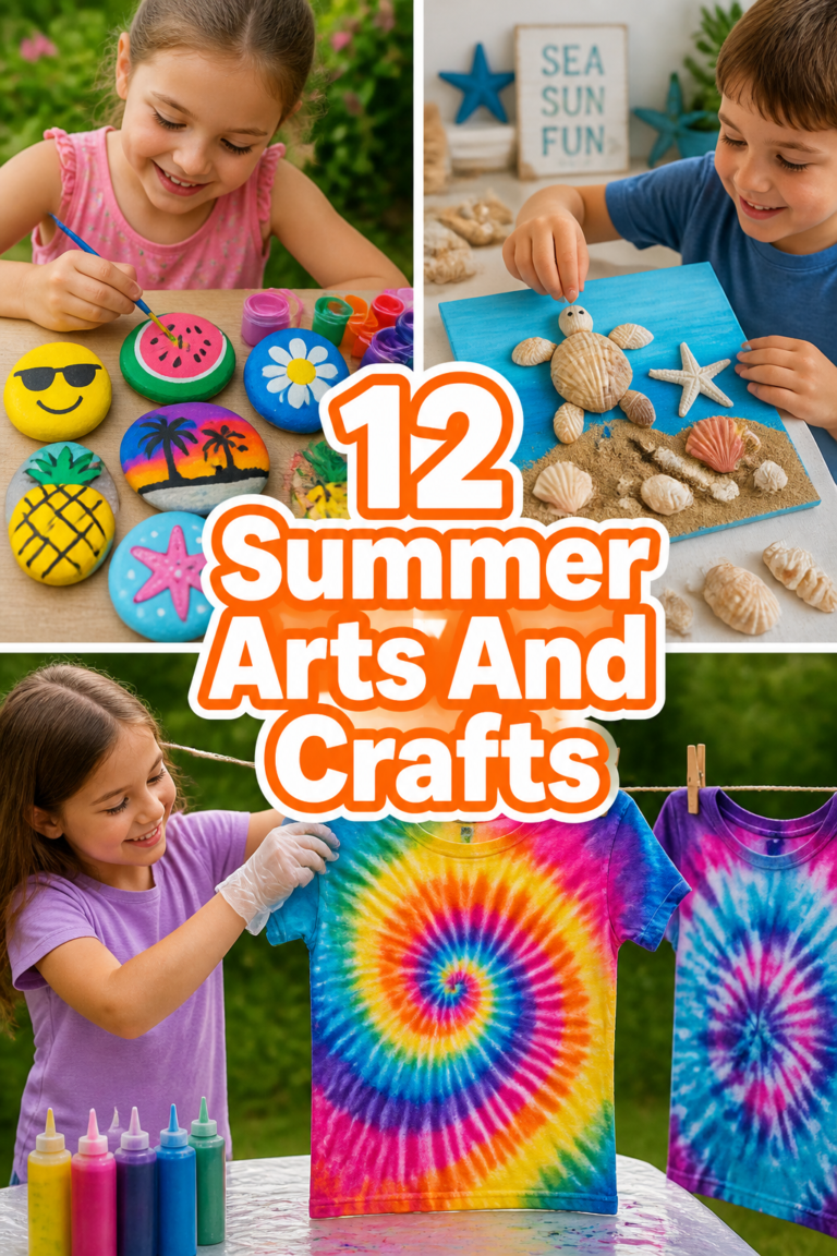 ☀️ 12 Summer Arts And Crafts