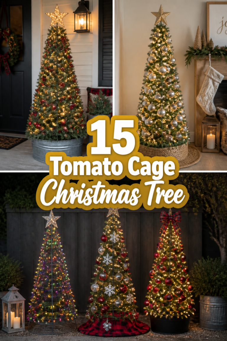 🎄 15 Tomato Cage Christmas Tree