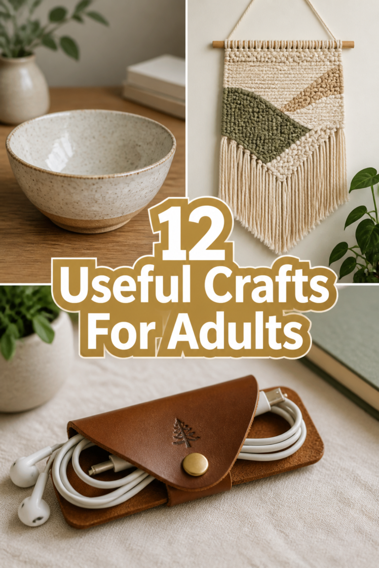 💡 12 Useful Crafts For Adults