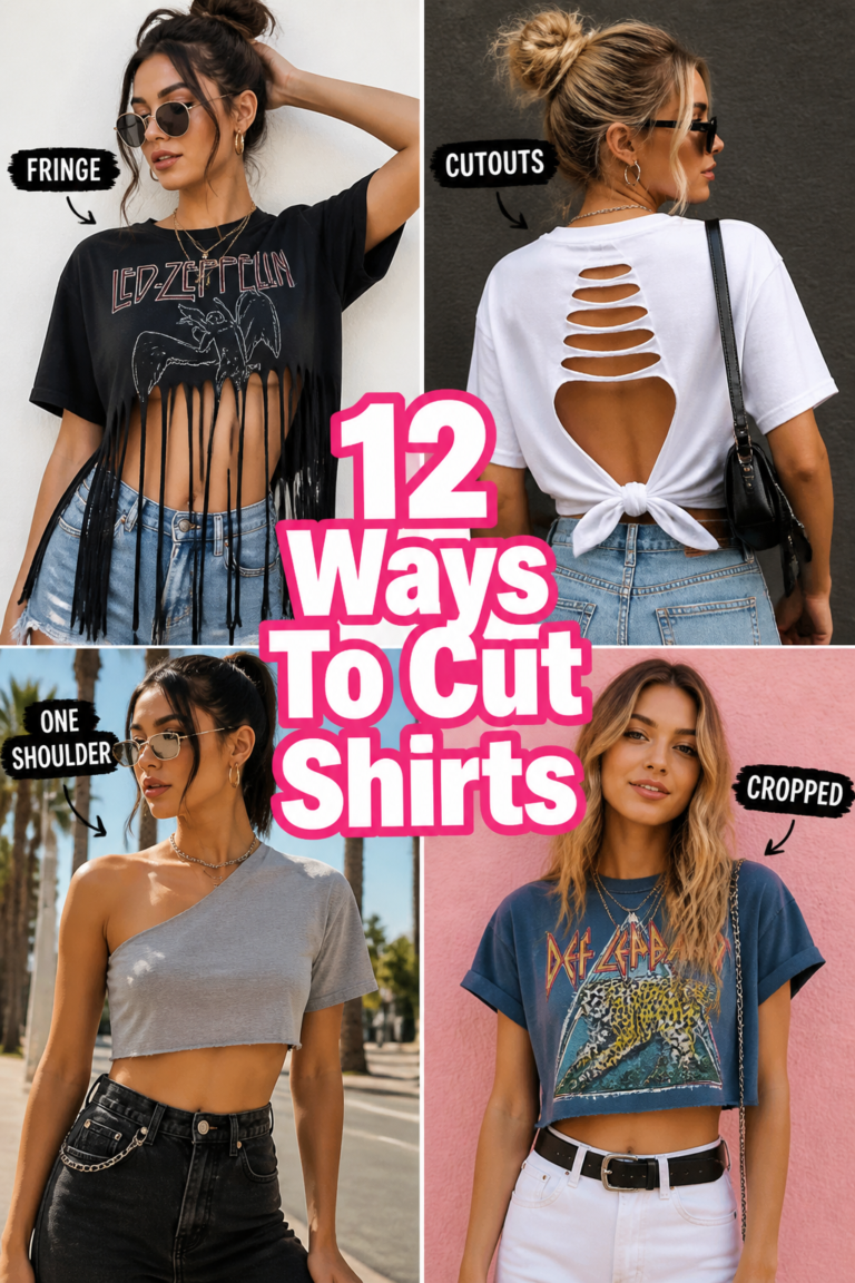 ✂️ 12 Ways To Cut Shirts