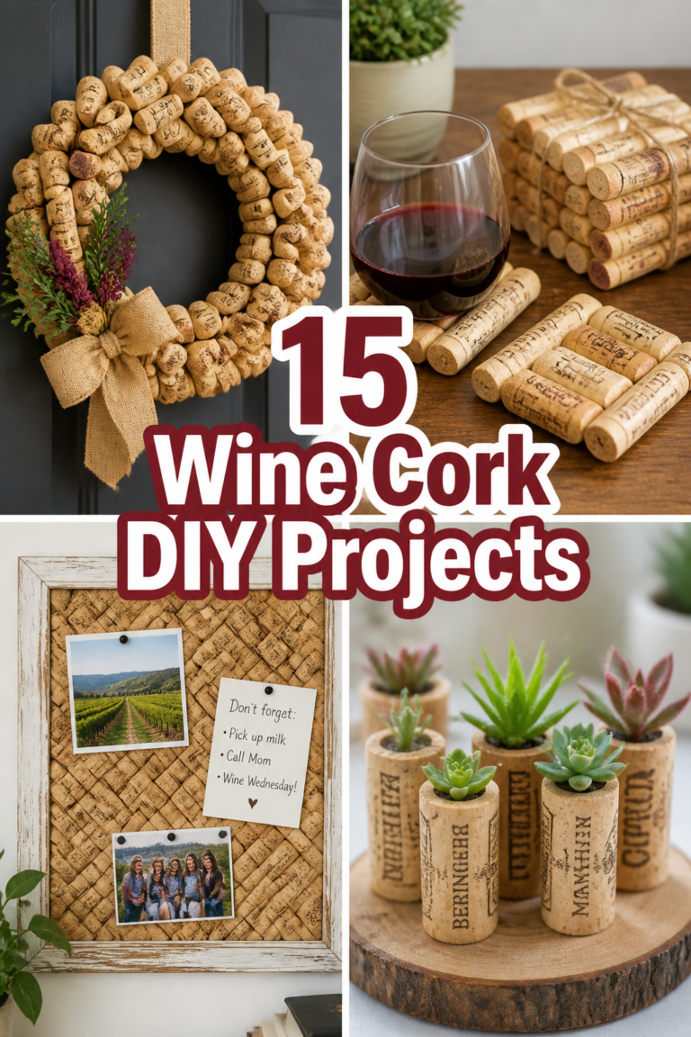 🍷 15 Wine Cork DIY Projects